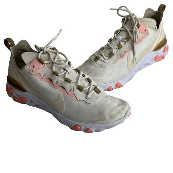 Nike Womens Epic React Element 55 Size 11 Lifestyle/Running Shoes BQ2728 007 - Picture 1 of 9